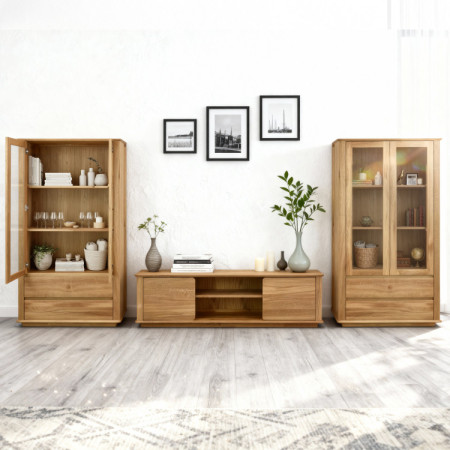 Obývací stěna Monako aus massivem Eichenholz