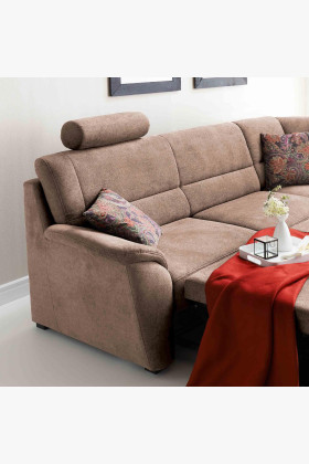 Moderne Wohnlandschaft mit Ottomane rechts 2