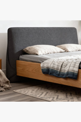 Dubett mit gepolstertem Kopfteil 180 x 200 2