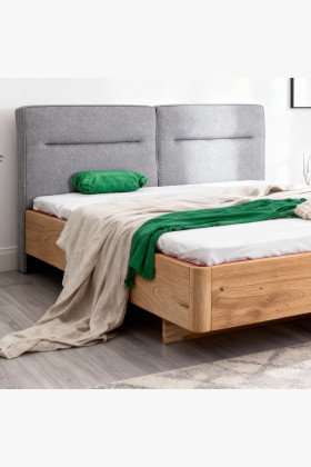 Moderne Doppelbett 180 x 200 aus Massivholz 2