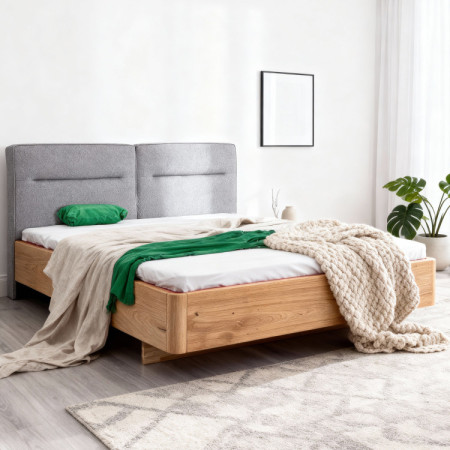 Moderne Doppelbett 180 x 200 aus Massivholz