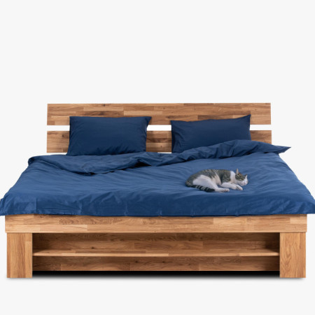 Holzbett 140 cm mit Stauraummöglichkeit