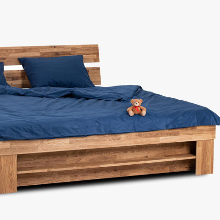 Holzbett 140 cm mit Stauraummöglichkeit