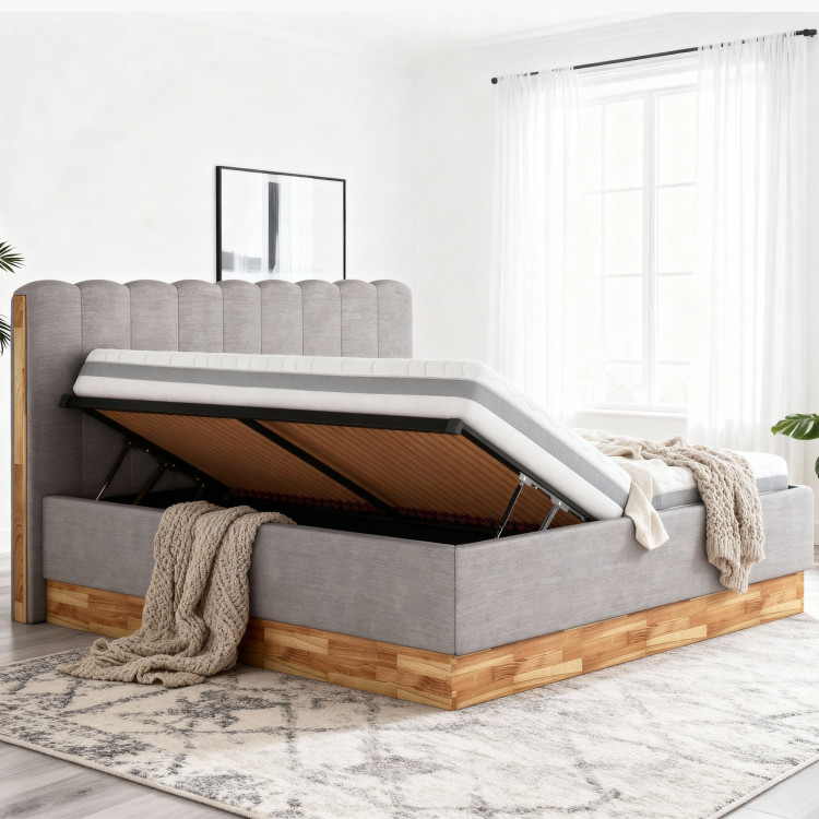 Liegenbett mit Stauraum 180 x 200 cm