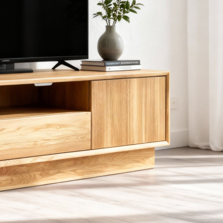 Massive TV-Kommode aus Eiche, Oslo II