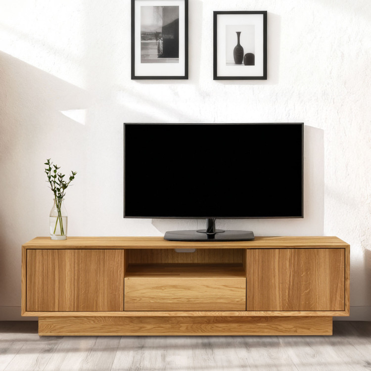 Massive TV-Kommode aus Eiche, Oslo II