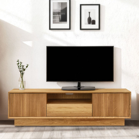 Massive TV-Kommode aus Eiche, Oslo II