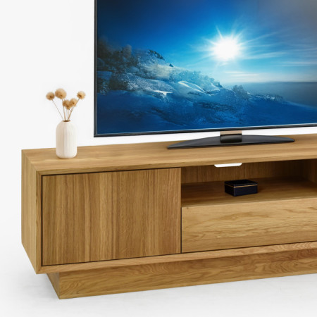 Massive TV-Kommode aus Eiche, Oslo II