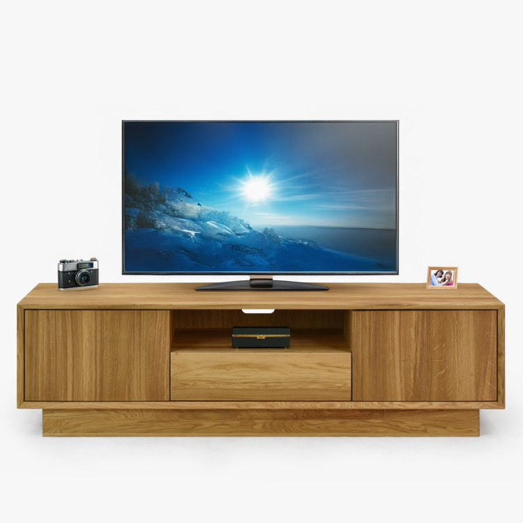 Massive TV-Kommode aus Eiche, Oslo II