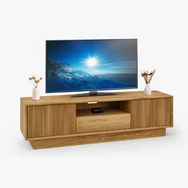 Massive TV-Kommode aus Eiche, Oslo II