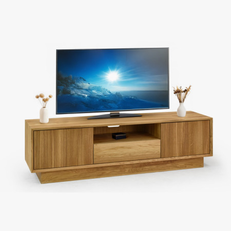 Massive TV-Kommode aus Eiche, Oslo II