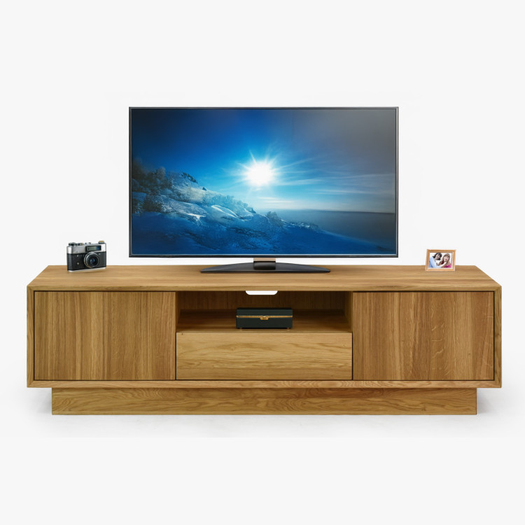 Massive TV-Kommode aus Eiche, Oslo II