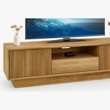 Massive TV-Kommode aus Eiche, Oslo II