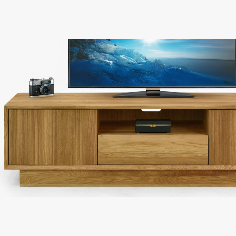 Massive TV-Kommode aus Eiche, Oslo II