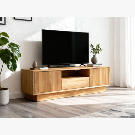 Massive TV-Kommode aus Eiche, Oslo II