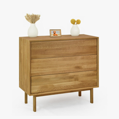 Dubowa Kommode mit Schubladen Oslo II auf Füßen