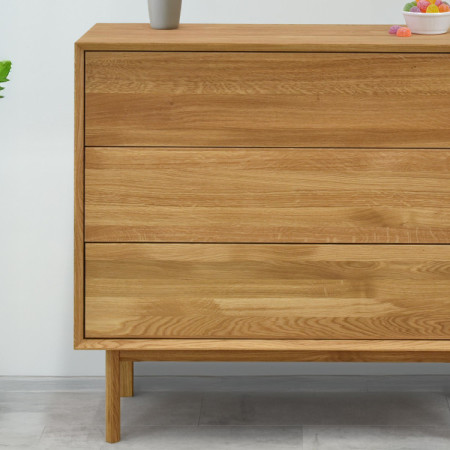 Dubowa Kommode mit Schubladen Oslo II auf Füßen