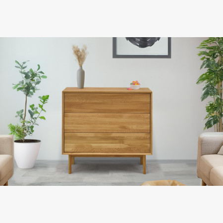 Dubowa Kommode mit Schubladen Oslo II auf Füßen