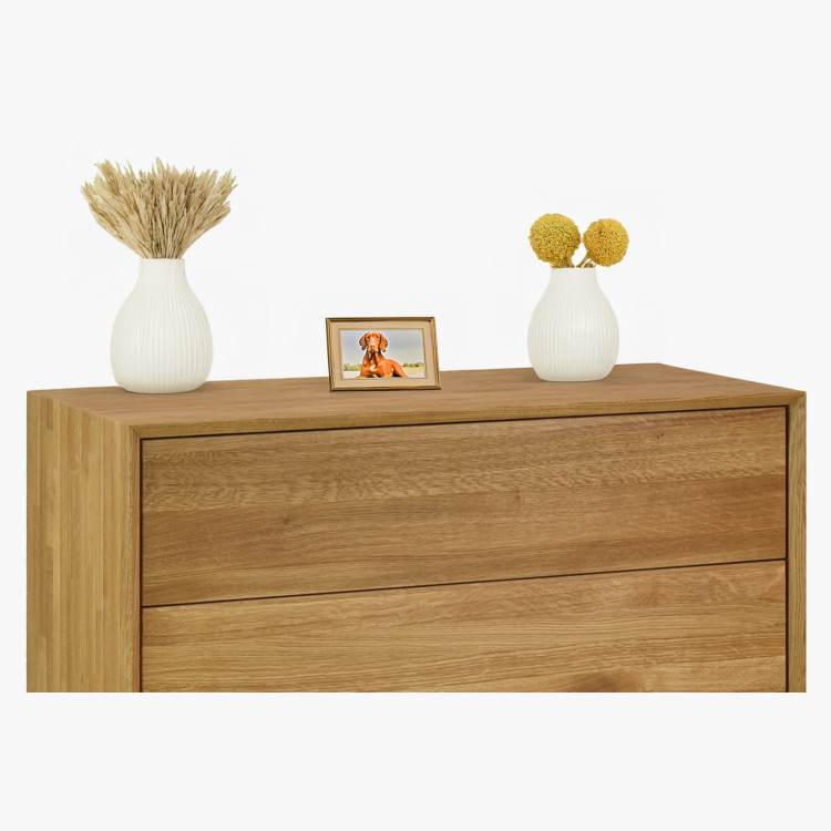 Dubowa Kommode mit Schubladen Oslo II auf Füßen