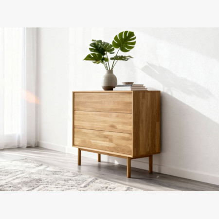 Dubowa Kommode mit Schubladen Oslo II auf Füßen