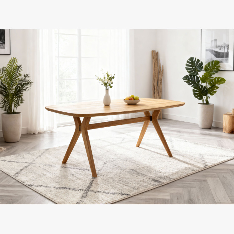 Dubový Tisch oval 180 x 90 cm