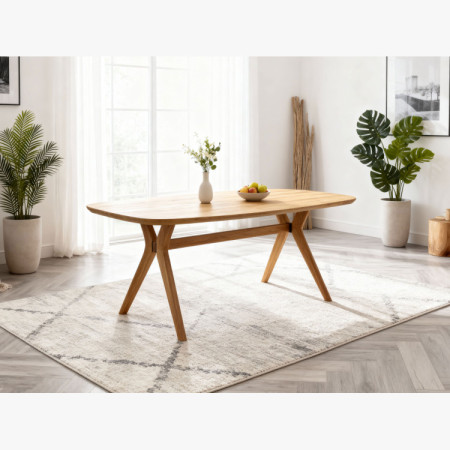 Dubový Tisch oval 180 x 90 cm