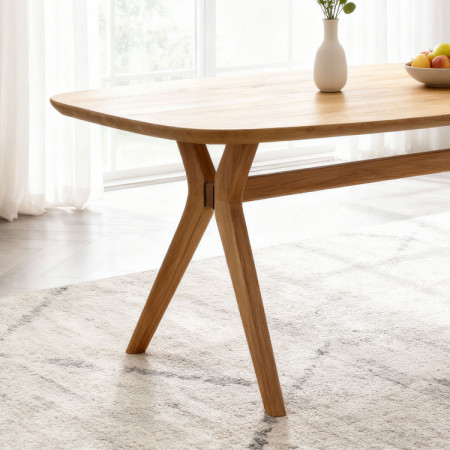 Dubový Tisch oval 180 x 90 cm