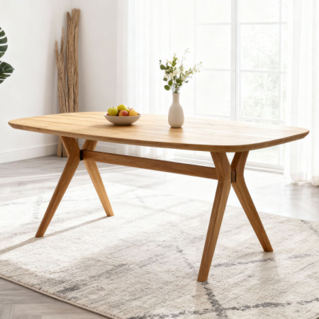 Dubový Tisch oval 180 x 90 cm