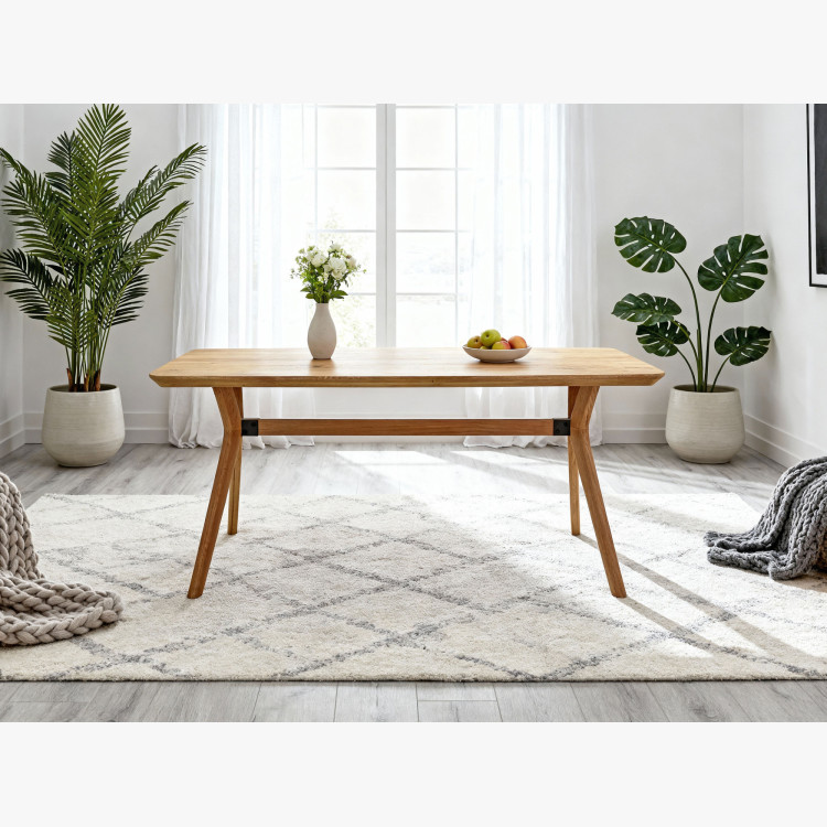 Dubový Tisch oval 180 x 90 cm