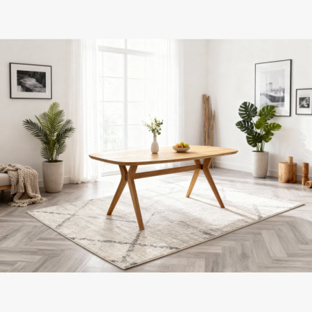 Dubový Tisch oval 180 x 90 cm