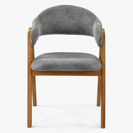 Dubový Esstisch oval 180 × 90 cm und Stühle Arco