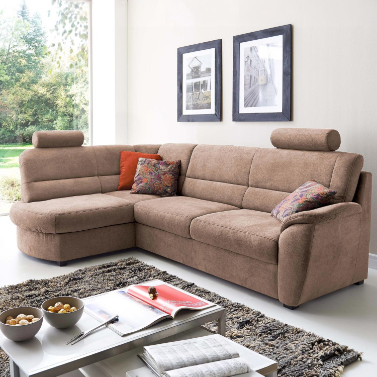 Moderne Sitzgarnitur mit Ottoman links