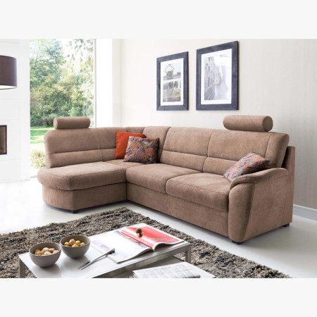 Moderne Sitzgarnitur mit Ottoman links