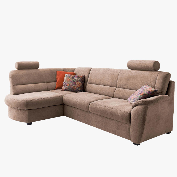 Moderne Sitzgarnitur mit Ottoman links