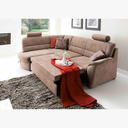 Moderne Sitzgarnitur mit Ottoman links