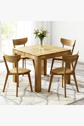 Rozklappbares Esszimmer-Set Matuš 80 × 80 + 4 × EVA