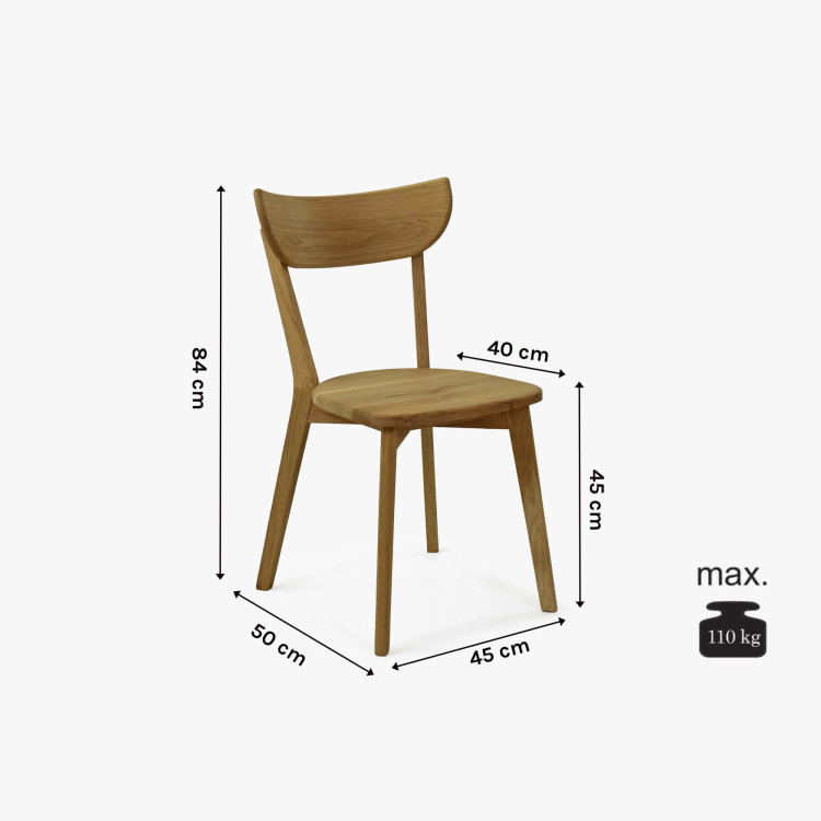 Rozklappbares Esszimmer-Set Matuš 80 × 80 + 4 × EVA