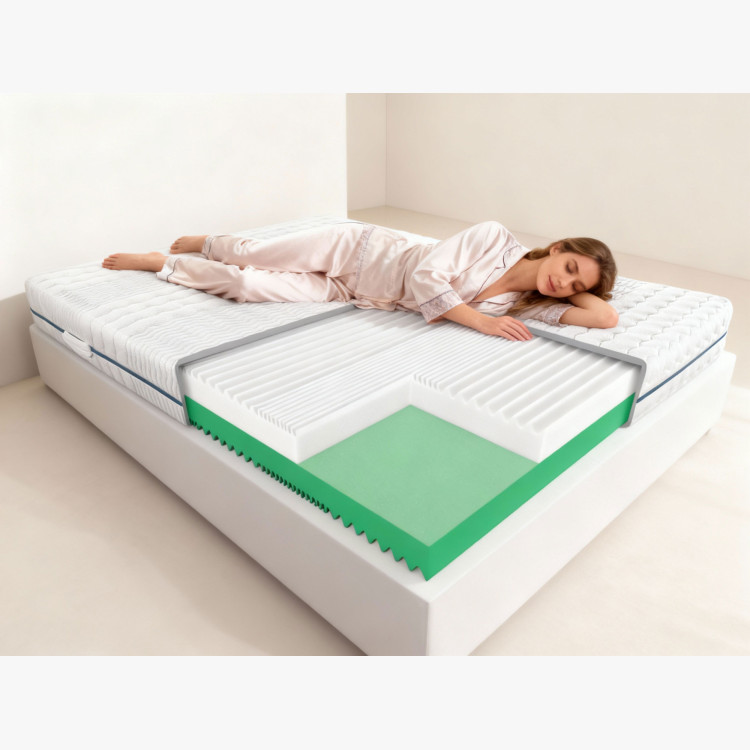 Matratzen Palma 140 H3 – harte beidseitige Matratze mit perforiertem Schaumstoff