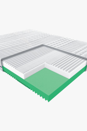 Palma Matratze 160x200 cm, harter Hybrid-Schaum,