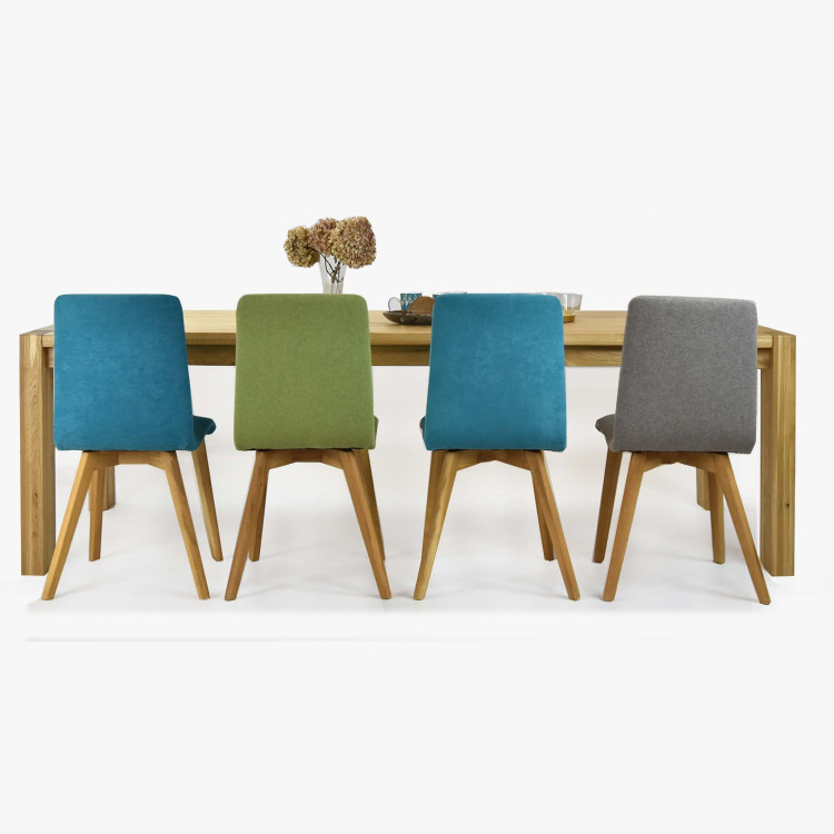 Esstisch für 10 Personen aus massivem Eichenholz, Zlatko 240 x 100 cm