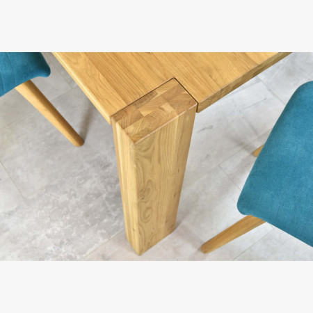 Esstisch für 10 Personen aus massivem Eichenholz, Zlatko 240 x 100 cm