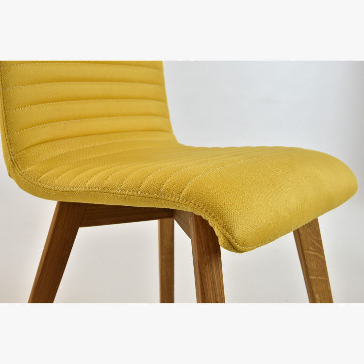 Čalouněné židle Arosa Eichenfüße und Esstisch Eiche York