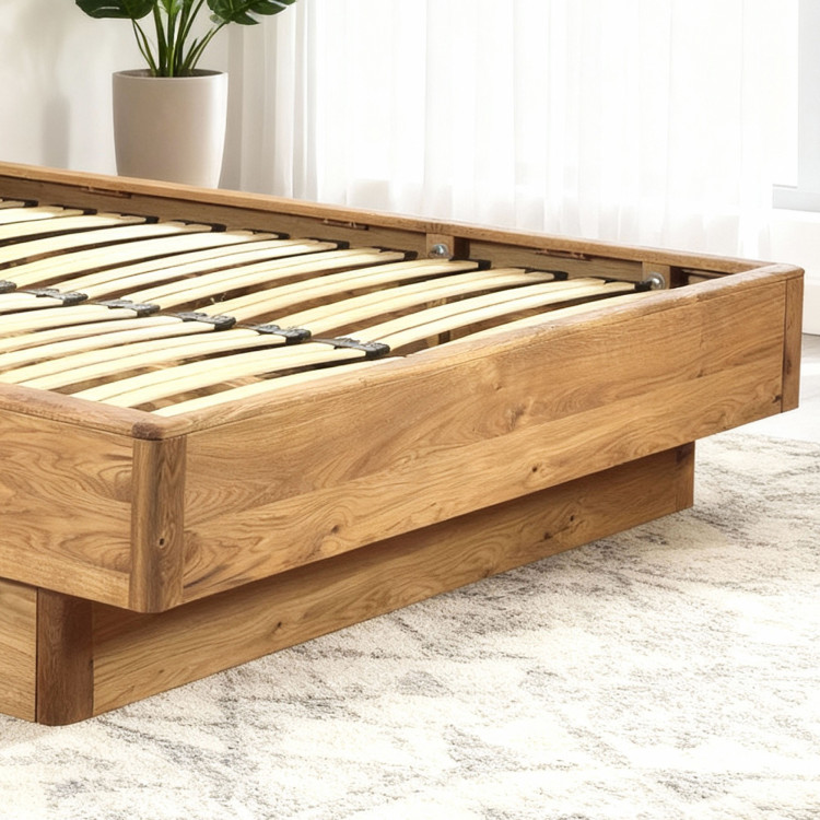 Poste aus massiver Eiche mit Stauraum, Texas 180 cm