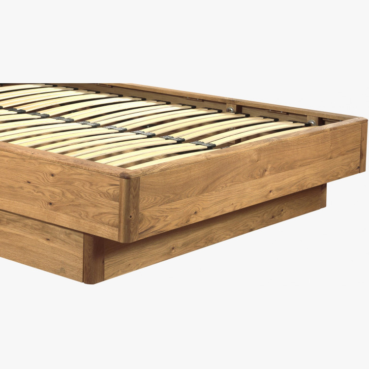 Poste aus massiver Eiche mit Stauraum, Texas 180 cm