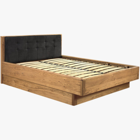 Poste aus massiver Eiche mit Stauraum, Texas 180 cm