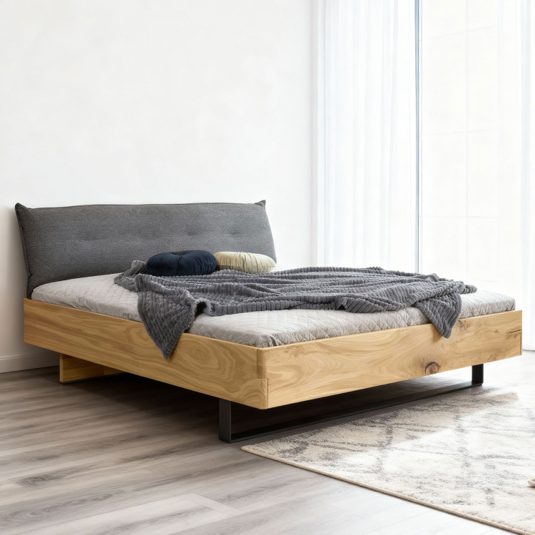 Postel Eiche auf Füßen, Toledo 180 x 200 cm