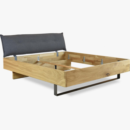 Postel Eiche auf Füßen, Toledo 180 x 200 cm