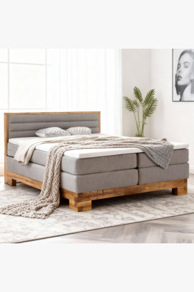 Boxspringbett massiv Eiche, Sofia 180 x 200 cm
