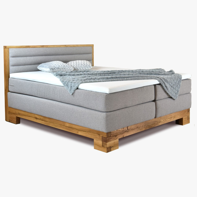 Boxspringbett massiv Eiche, Sofia 180 x 200 cm