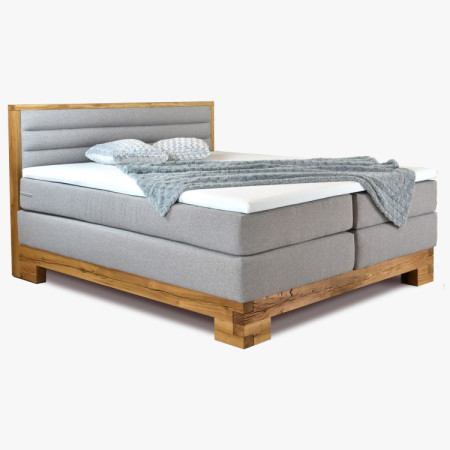 Boxspringbett massiv Eiche, Sofia 180 x 200 cm